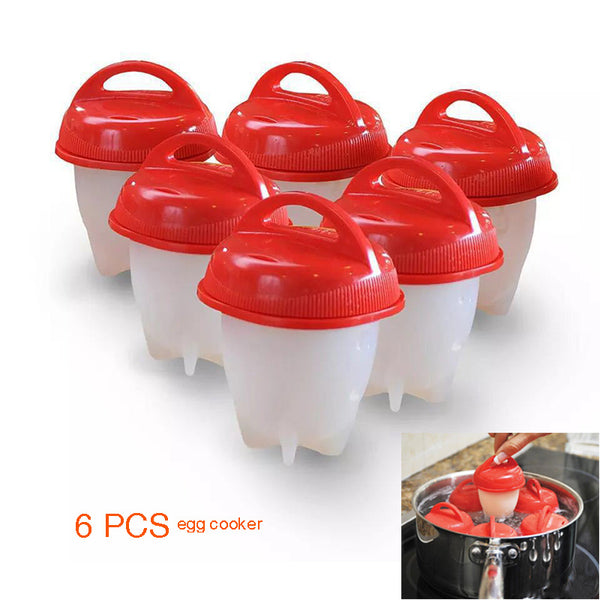 Egg Cooker Set - 6 pieces / set (Watch Video In The Description)
