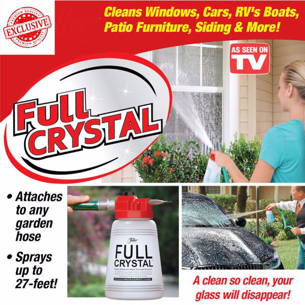 Full Crystal Window Cleaner (Watch Video In The Description)