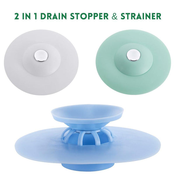 Shower Drain Stopper, Hair Catchers for Kitchen and Bathroom (Watch Video In The Description)