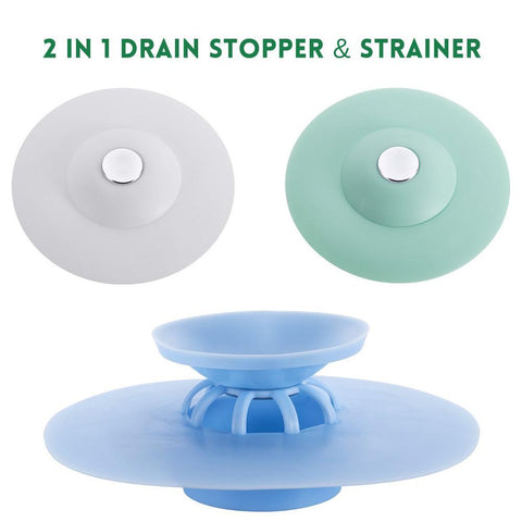 Shower Drain Stopper, Hair Catchers for Kitchen and Bathroom (Watch Video In The Description)